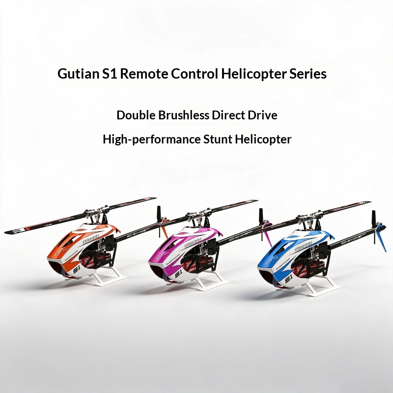 Rc Hobby Direct - Goosky S1 RC-Helikopter 3D-Stunt-Flugzeugmodell mit Doppel-Brushless-Direktantrieb,