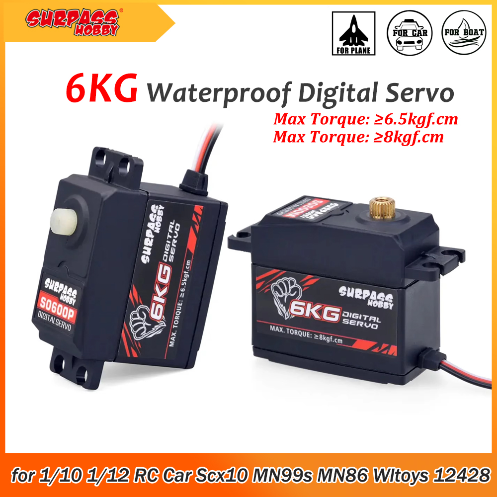 Rc Hobby Online - Surpass Hobby 6KG Wasserdichter Digitaler Servo