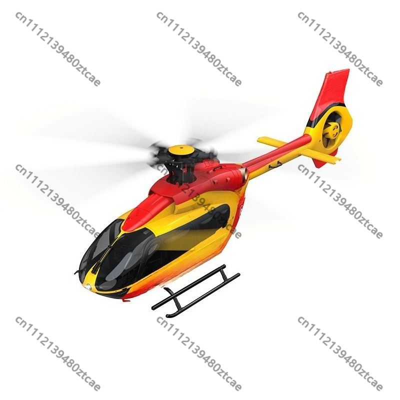 Rc Hobby Direct - 6-Kanal RC-Helikopter mit Dual-Brushless-Direktantrieb, Einzelrotor, Flybarless,