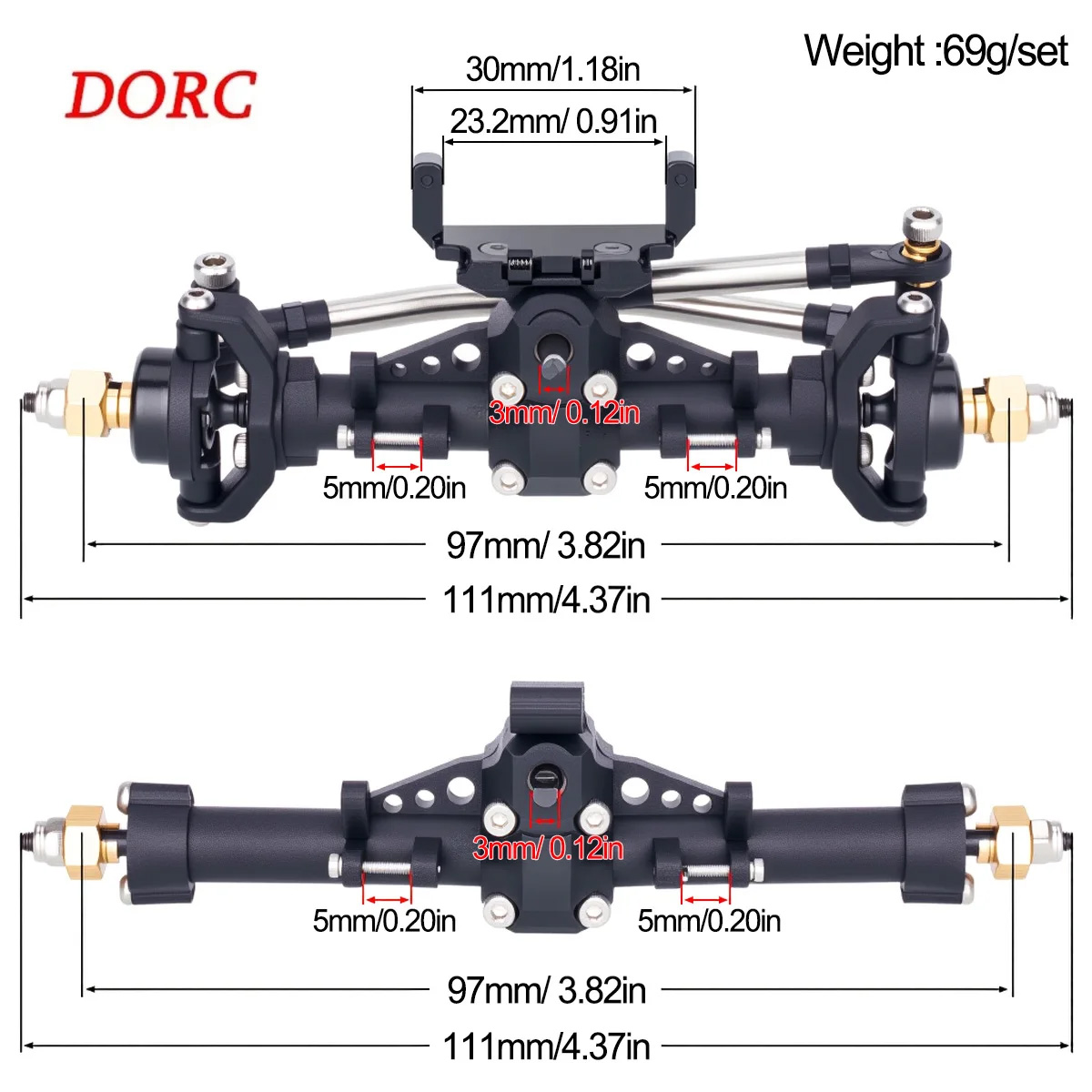 1 Satz Kunststoffachsen mit Se – Rc Hobby Crawler Bewertung und Preis